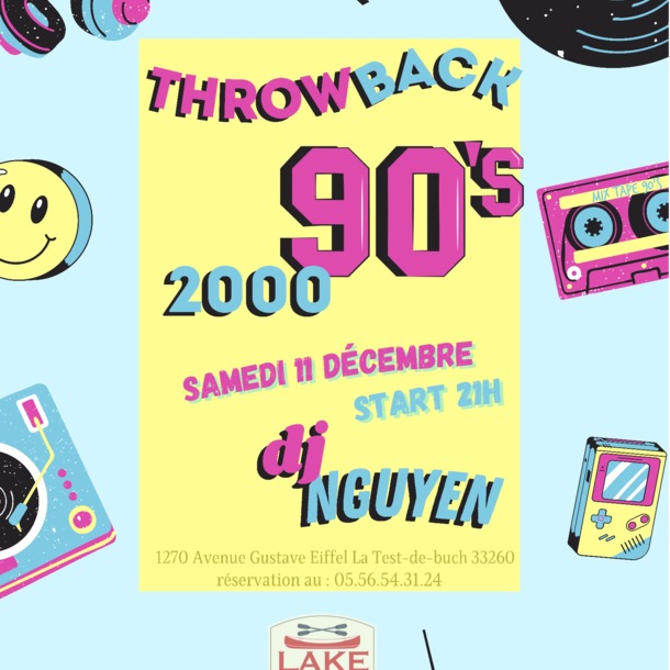 Soirée années 90' - 2000 au Lake